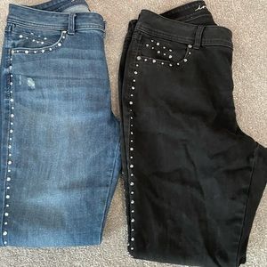 2 Pair INC jeans